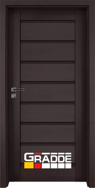 Интериорна врата Gradde Full, цвят Орех Рибейра