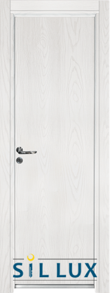 Алуминиева врата за баня Sil Lux, цвят Снежен бор