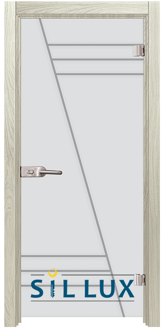 Стъклена интериорна врата Sand G 13 4. Избелен дъб