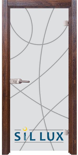 Стъклена интериорна врата Sand G 14 12, Японски бонсай