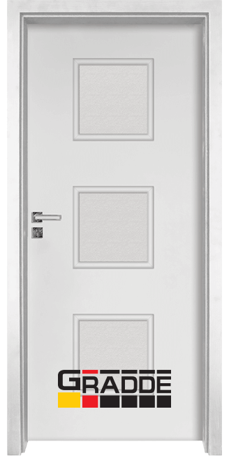 Интериорна врата Gradde Bergedorf - Бял мат