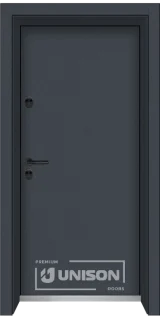 Входна врата Uniosn Clima Basic, цвят Графит