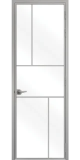 Стъклена Интериорна Врата Lusso L 10 Сив Мат