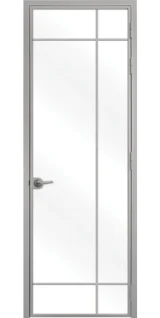 Стъклена Интериорна Врата Lusso L 8 Сив Мат